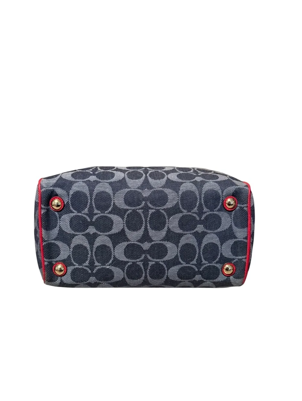 Coach signature denim